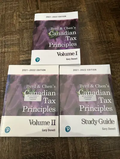 Byrd & Chen’s Canadian Tax Principle 2021-2022 Edition, View more