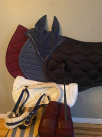 saddle pads and other horse tack for sale