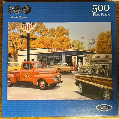 FX Schmid Ford American Service Station 500 Piece Puzzle, View more