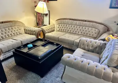 3 piece antique sofa set, View more