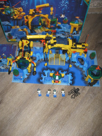 Vintage Lego 6195 Aquanauts Neptune Discovery Lab~Box & Instruct