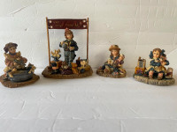 Lot of 4 Yesterday's Child (Boyd's Bears) figurines