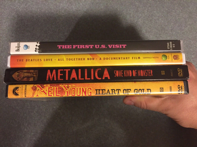 Music dvds EUC Beatles first US Visit Love Metallica Neil Young in CDs, DVDs & Blu-ray in Calgary - Image 3