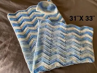 Couverture pour bébé/Baby blanket in Clothing - 0-3 Months in Gatineau - Image 2