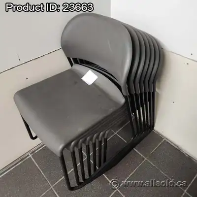 Hon Gueststacker Grey Plastic Stacking Guest Chair, View more