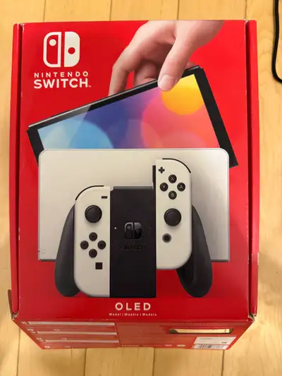 Nintendo Switch OLED White - MINT Condition, View more