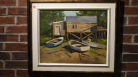 Toile tableau peinture de Robert Boucher