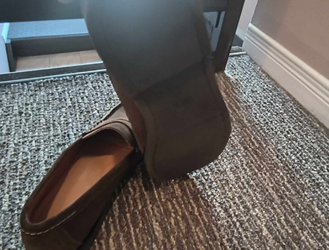  100% Genuine Leather Suede Loafers – Size 11 (EU 44) in Security Systems in City of Montréal - Image 6