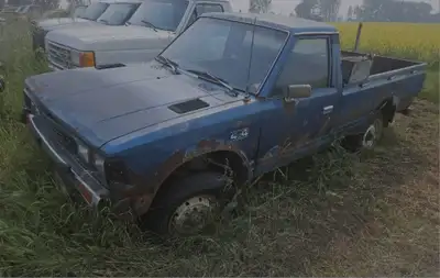 1982 Datsun 4x4 pickup. Been sitting for several years. Engine turns over, and does fire with gas po...