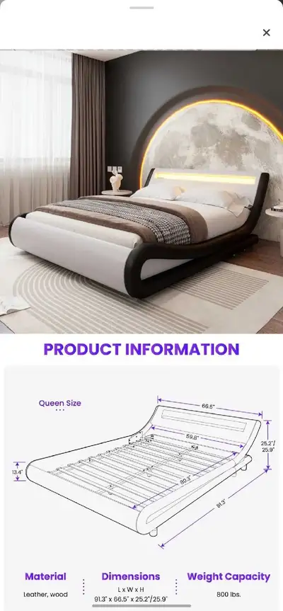 Bed for sale, View more