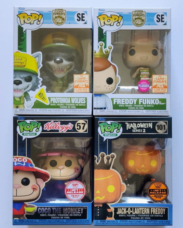 Funkos NFT and Camp Fundays For Sale in Toys & Games in Markham / York Region