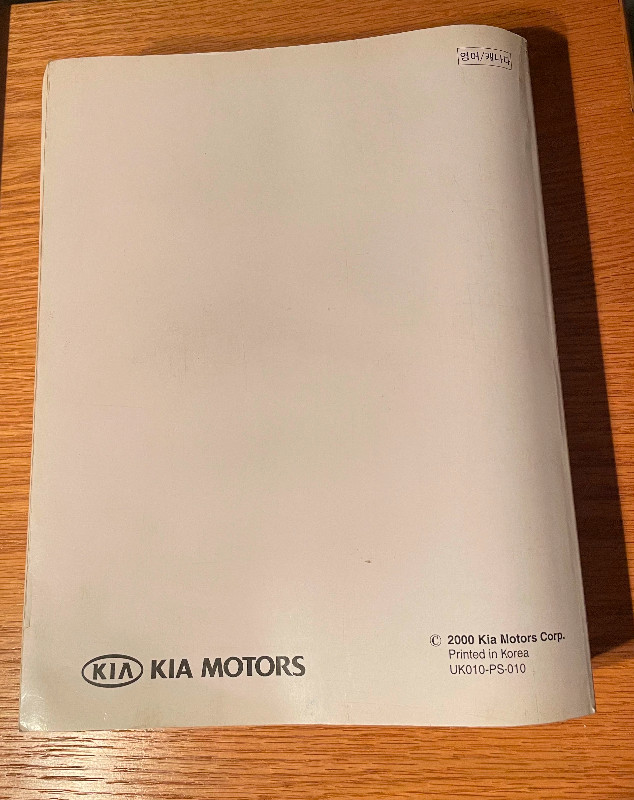 2001 KIA Magentis Service Manual in Textbooks in Muskoka - Image 2