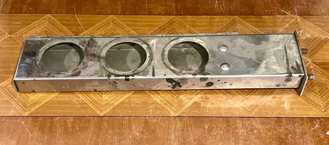 Stainless Steel Mud Flap Hanger for Semi with 3 Light Cutouts in Other in Belleville - Image 2