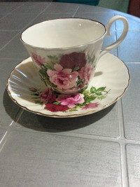 Royal Stuart teacup and saucer set. Mint condition.