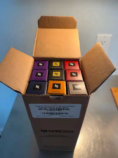 Brand new box of Original Nespresso pods, Italian Variety Pack., View more