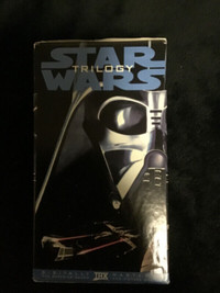 Vhs Star Wars box set of 3 trilogy