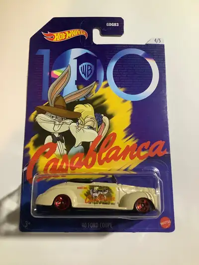 Hot wheels 1940 Ford Coupe 100 Years WB Diecast movie car, View more