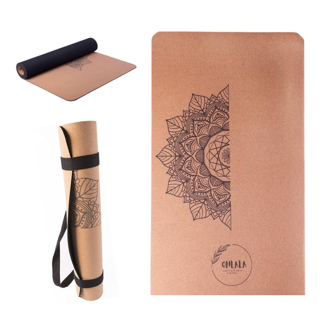 Premium Cork Yoga Mat in Exercise Equipment in Ottawa - Image 2
