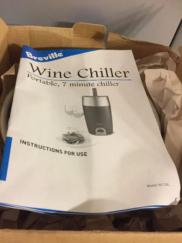 Breville Portable Battery Operated Wine Chiller - NEW in Other in City of Toronto - Image 9