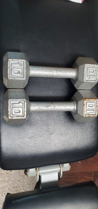 YES its available Pair of dumbell weights 10lbs