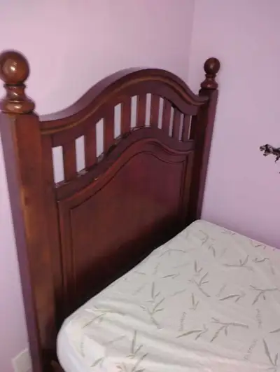 base de lit simple en bois, View more