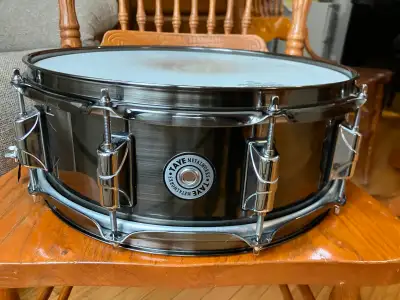 Taye snare drum - brushed nickel over brass, View more