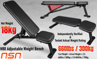 BRAND NEW - Adjustable Exercise Bench