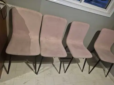 pink light dinning chalrs, View more