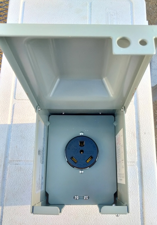 RV Outlet Panel Receptacle NEMA TT-30R in Other in Yarmouth