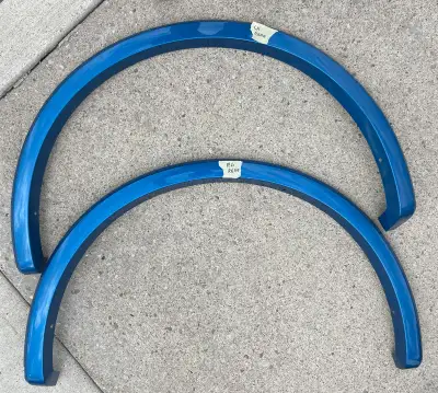 * * PRICE LOWERED * * Three (3) OE fender flares (Driver's/Frt is missing) Blue as you can see, but...