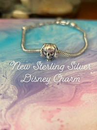 Brand New Beautiful Sterling Silver Disney Charm
