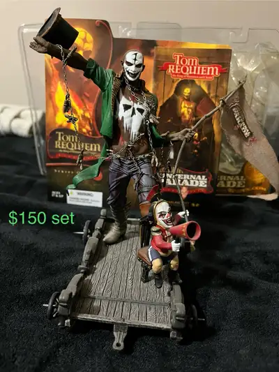 Lowered price!!!$$$ Sold as set! Have packages, but they are too fragile to attempt repackaging.