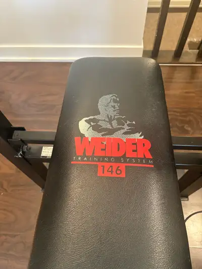 Weight Bench w/ Bar and Weights, View more