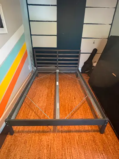 IKEA wooden bed frame - full/double, View more
