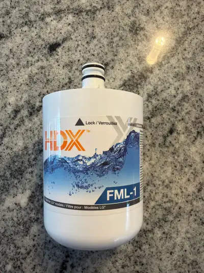 This new HDX FML-1 water filter is designed for select LG refrigerators, ensuring your family enjoys...