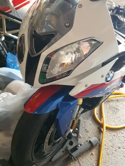 For sale is one used 2010 S1000RR in motoradd white, red, and blue. Maintained at Salem BMW / GP Bik...