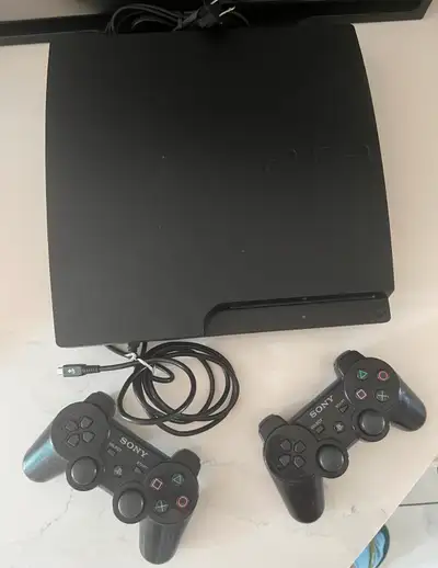 Sony PlayStation-3 Slim 320 GB Console,2 Controllers,2 USB Ports, View more