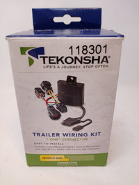 Tekonsha Trailer Wire Harness T-Connector Harness, 4-Way Flat