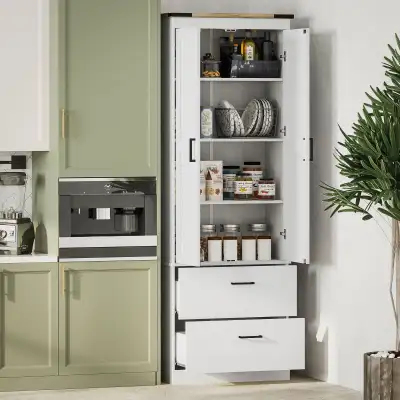 67" Tall Kitchen Pantry Storage Cabinet, Kitchen Pantry Cabinet, View more