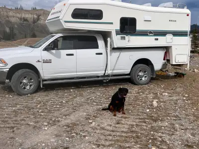 1996 Kodiak k1100 truck camper Clean original unit , everything works no issues . New battery , rese...