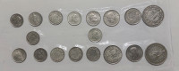Antiquité 18 pièces de monnaies en argent Suisse, 2 Francs (2),