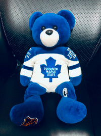 1990s Toronto Maple Leafs Team Bear NHL 15" plush *RARE* Likenew