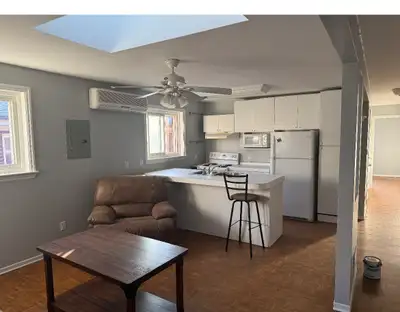 Upper Floor two bedroom apartment with parking. Close to transit, school and the waterfront. Heat an...