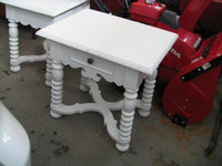 Price is for the set Two high end tables in white solid