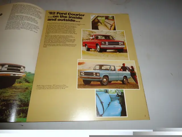 1982 Ford Courier Dealer Sales Brochure. Can Mail in Canada in Arts & Collectibles in Belleville - Image 6