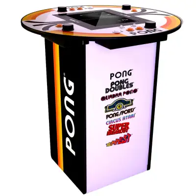 Atari Arcade1up Pong Games Console, comprising of 8 different themes, "Classic Pong", "Pong Doubles"...