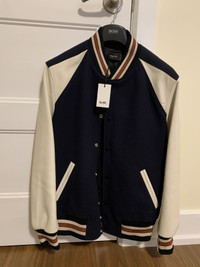 Coach Varsity Leather/wool jacket - New