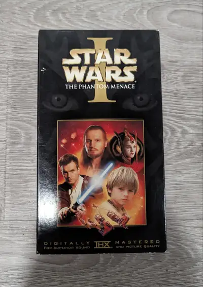 Star Wars Episode I: The Phantom Menace VHS Movie