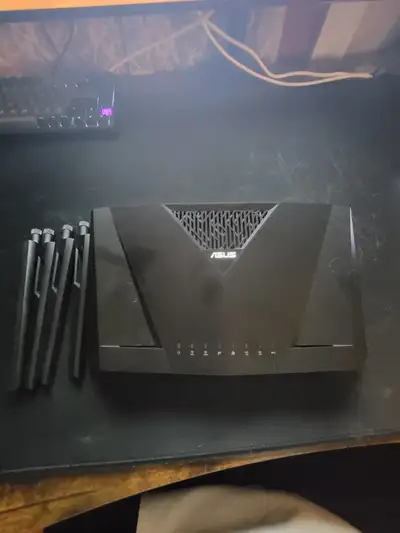 ASUS AC3100 4x4 Wireless Dual-Band 4-Port Gigabit Gaming Router, View more