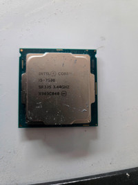 Intel i5 7500 cpu